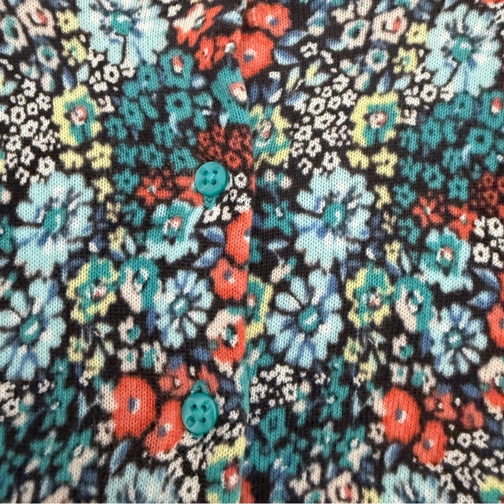 Lord & Taylor 100% Cotton Ditsy Floral Cardigan Large
3/4 Sleeve Cottagecore - Picture 5 of 8